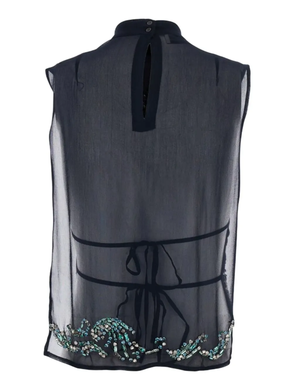 Embellished Sleeveless Top