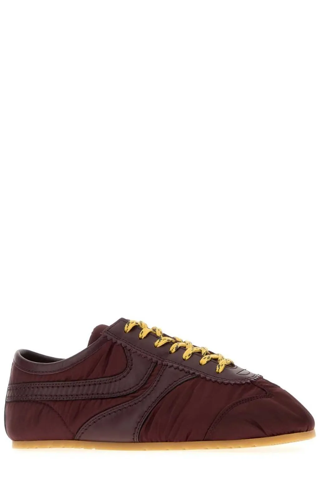 Panelled Lace-Up Sneakers