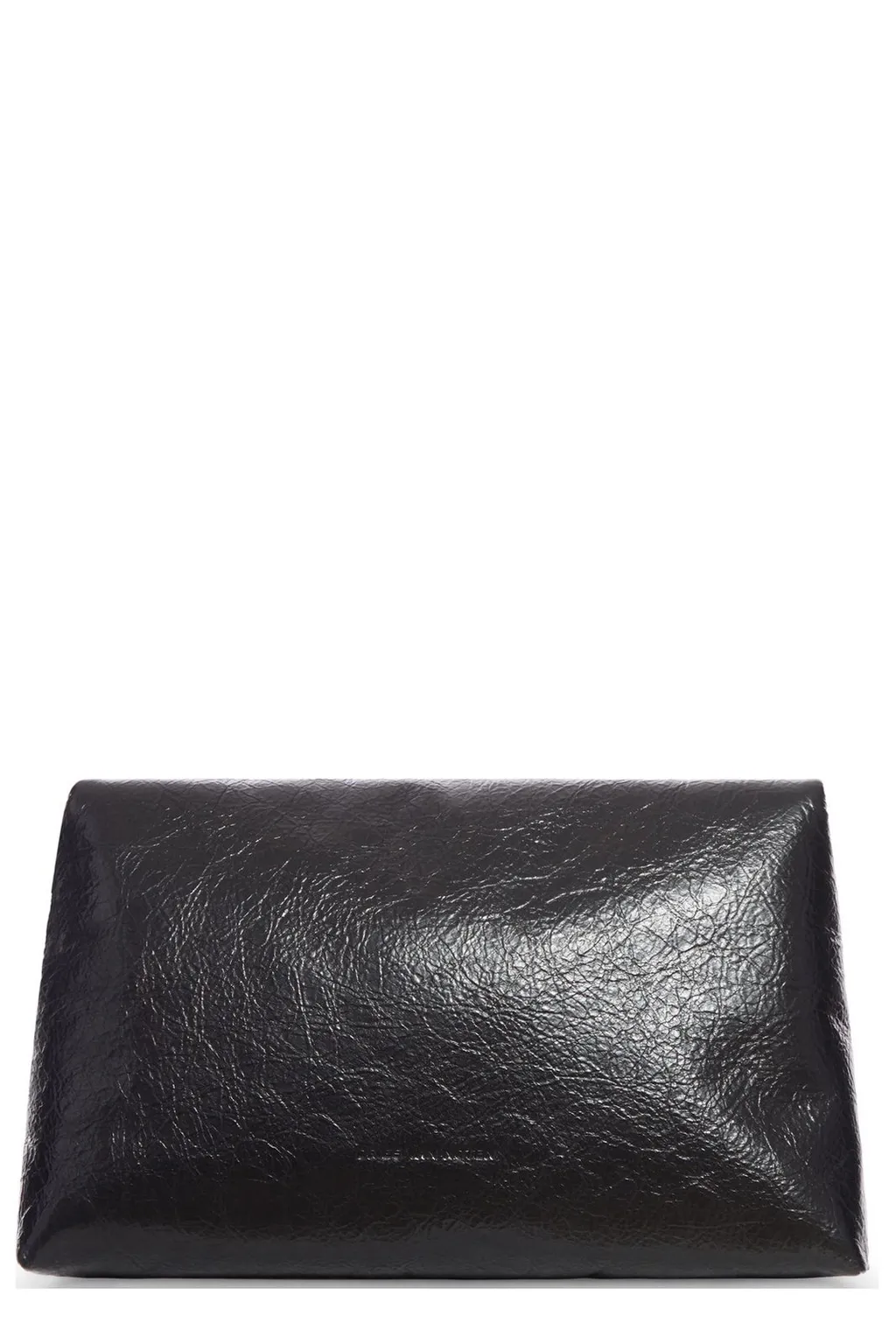 Logo Embossed Chain Linked Shoulder Bag