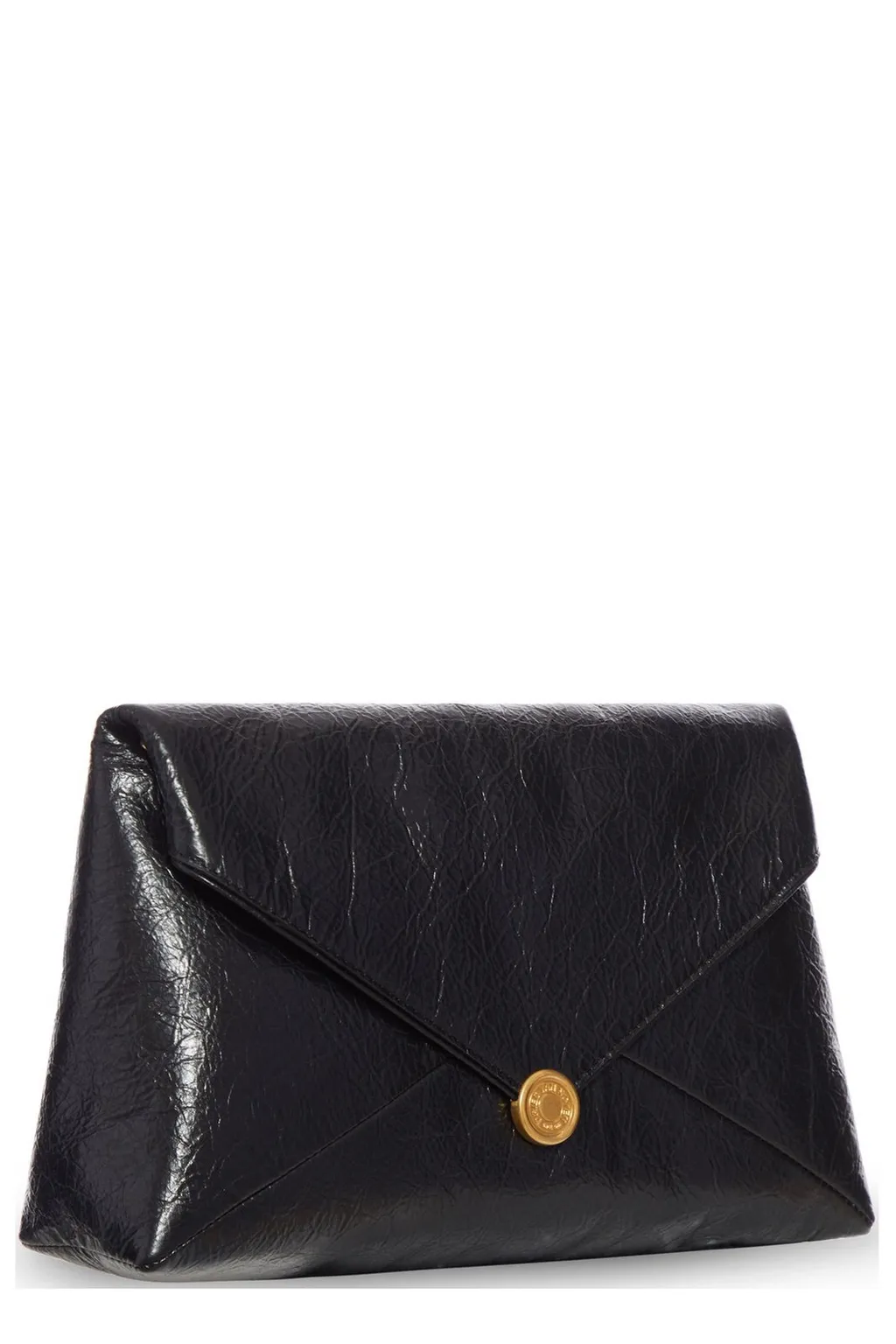 Logo Embossed Chain Linked Shoulder Bag