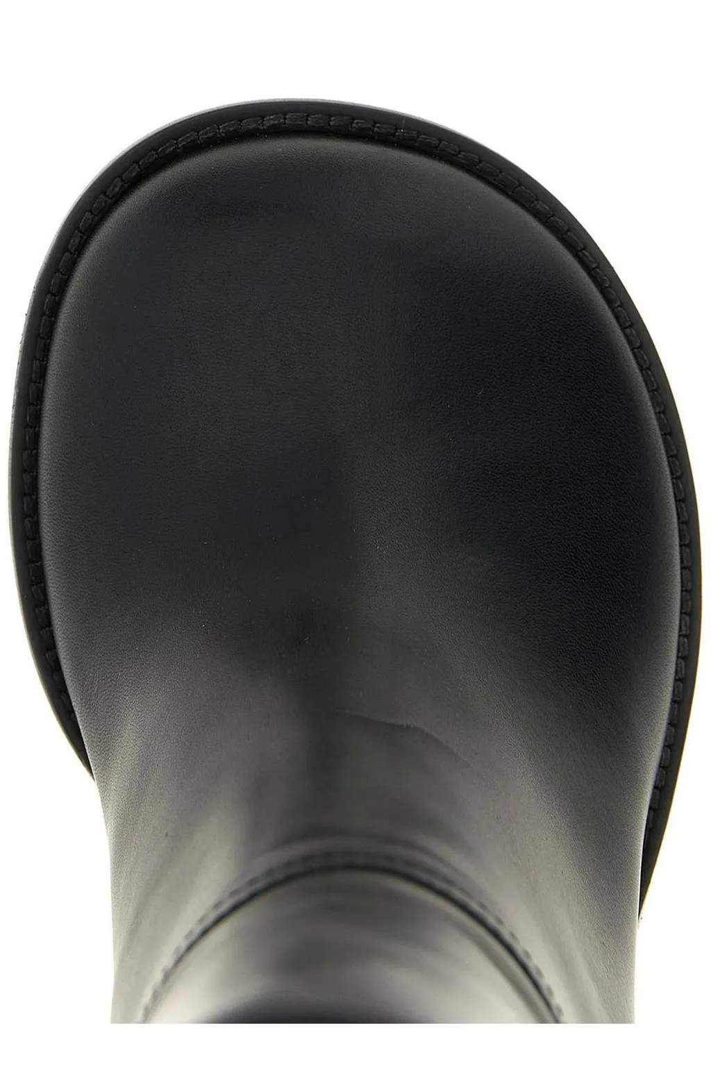 Curved Wedge Heel Boots