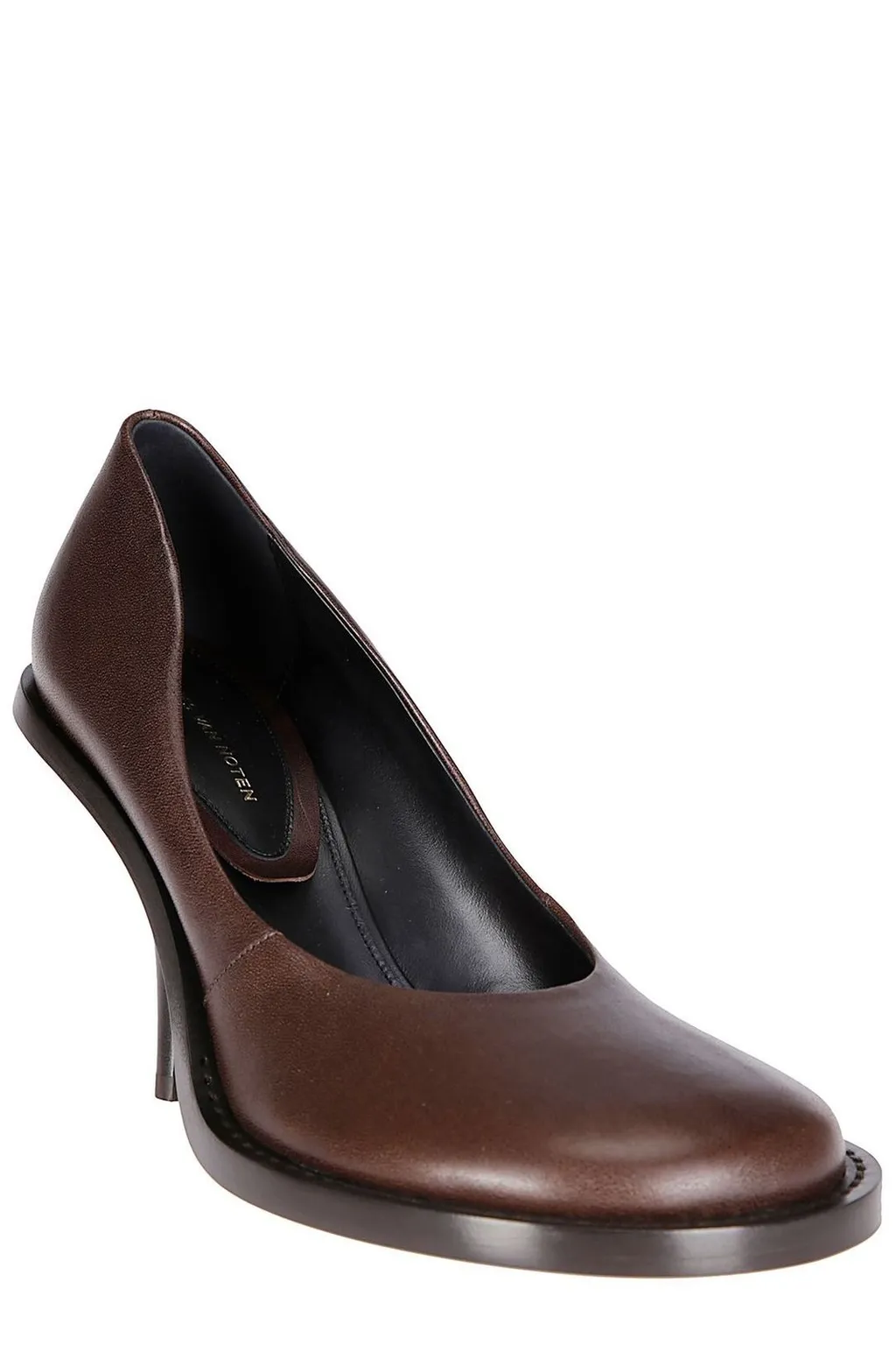 Round-Toe Slip-On Pumps