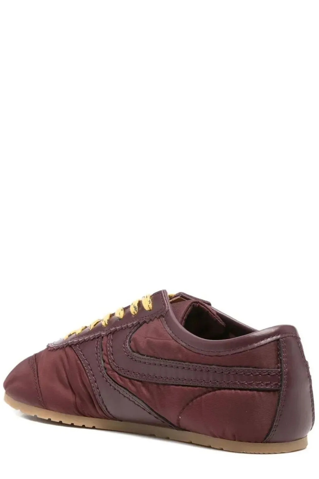 Panelled Lace-Up Sneakers