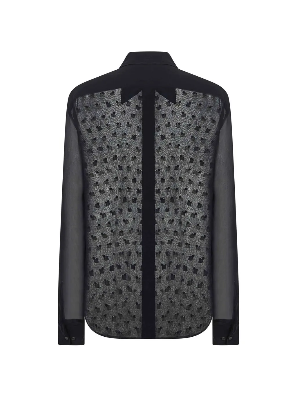 Embellished Curved Hem Shirt