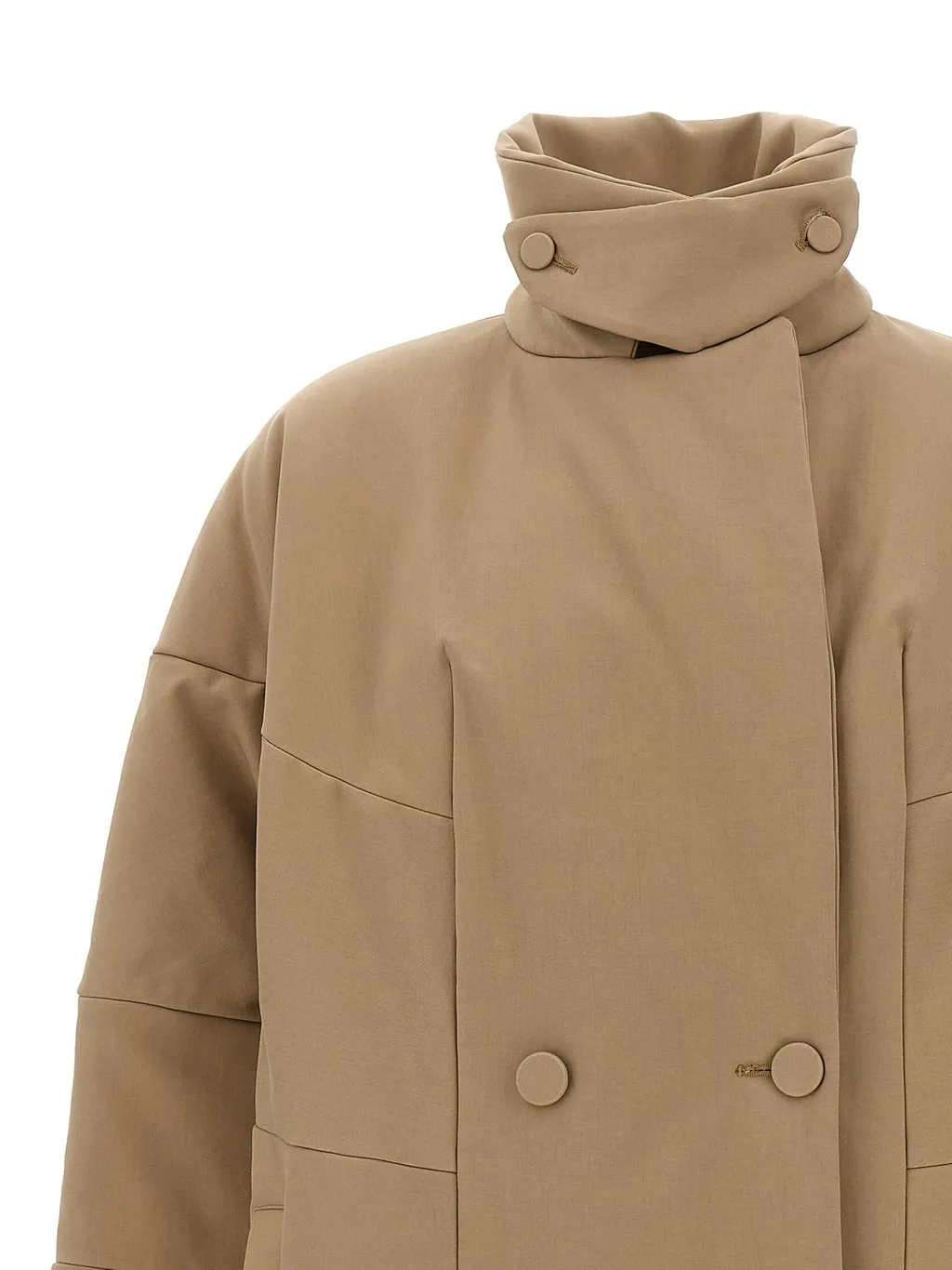 Roxana High-Neck Double Breasted Coat