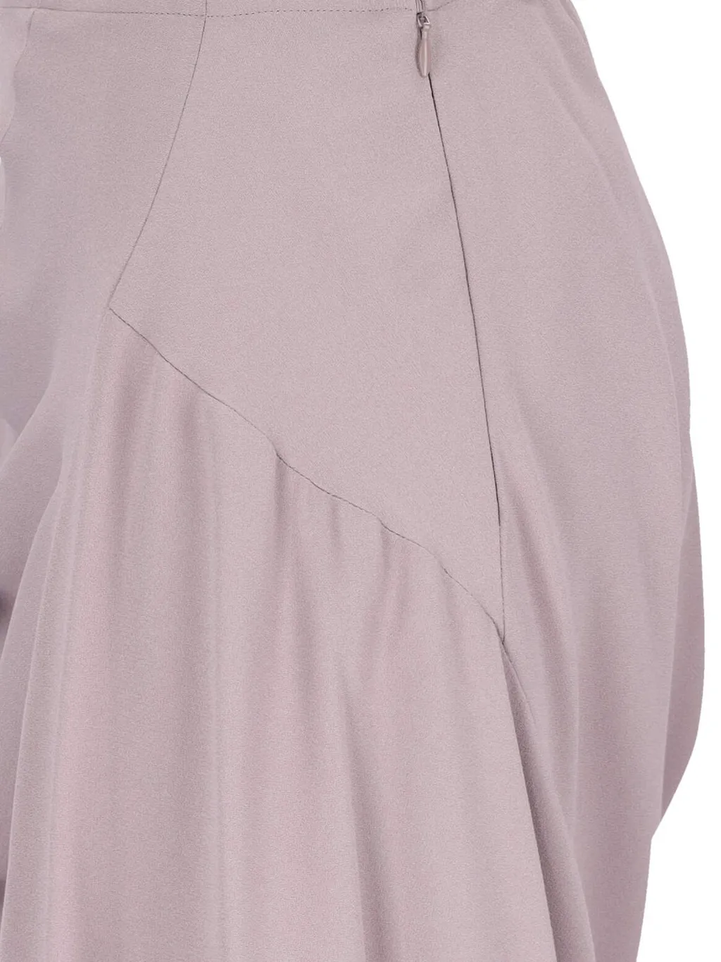 Ruched High-Low Waist Skirt