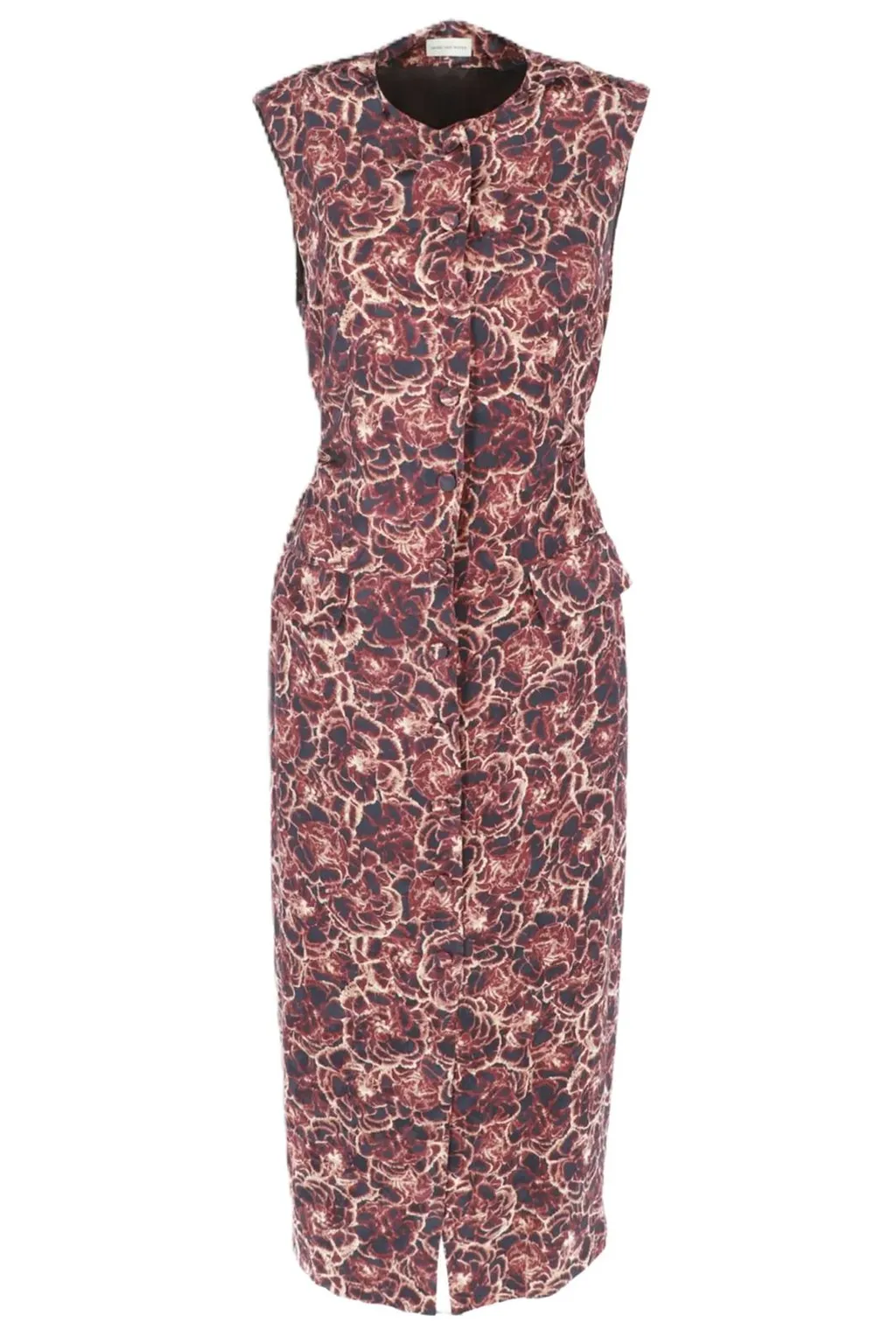Sleeveless Floral Printed Dress