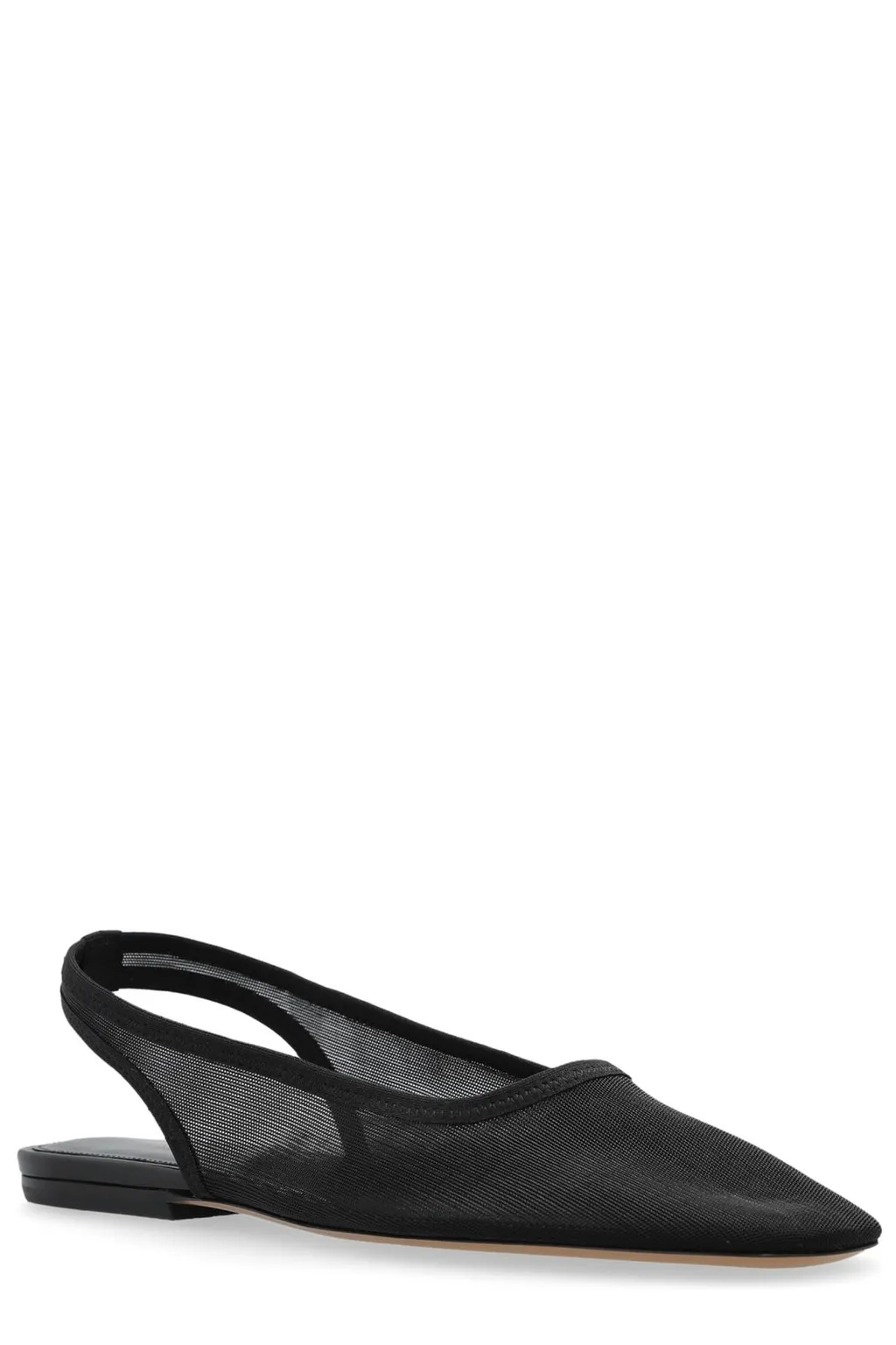 Mesh Slingback Flats