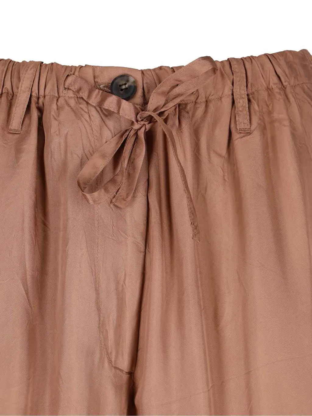 Pleat Detailed Drawstring Trousers