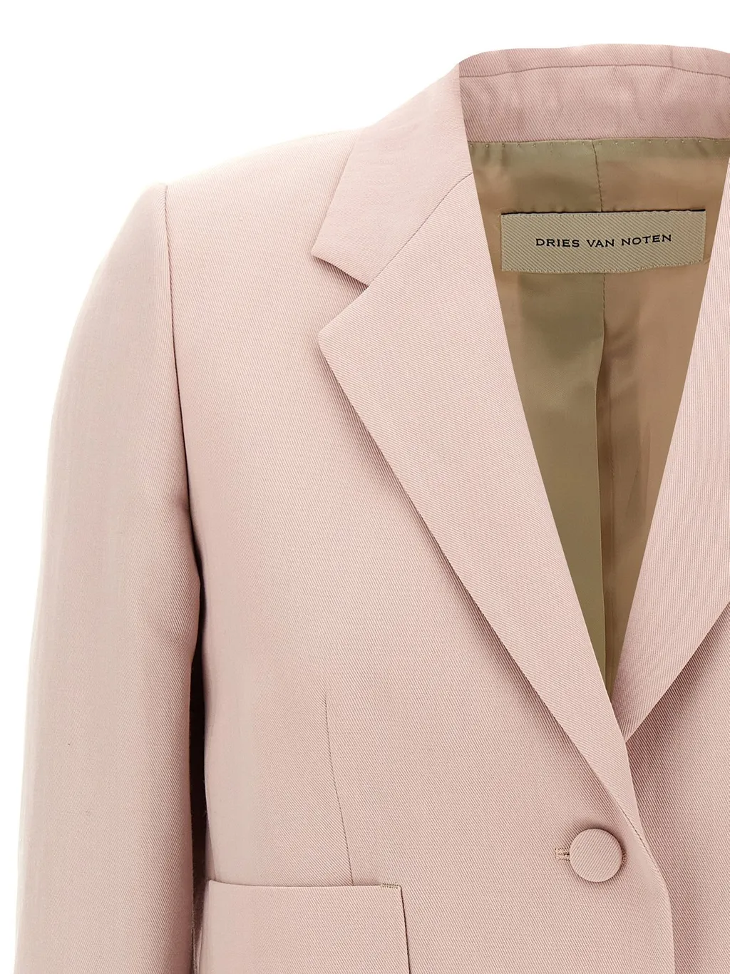 Single-Breasted Cropped Blazer