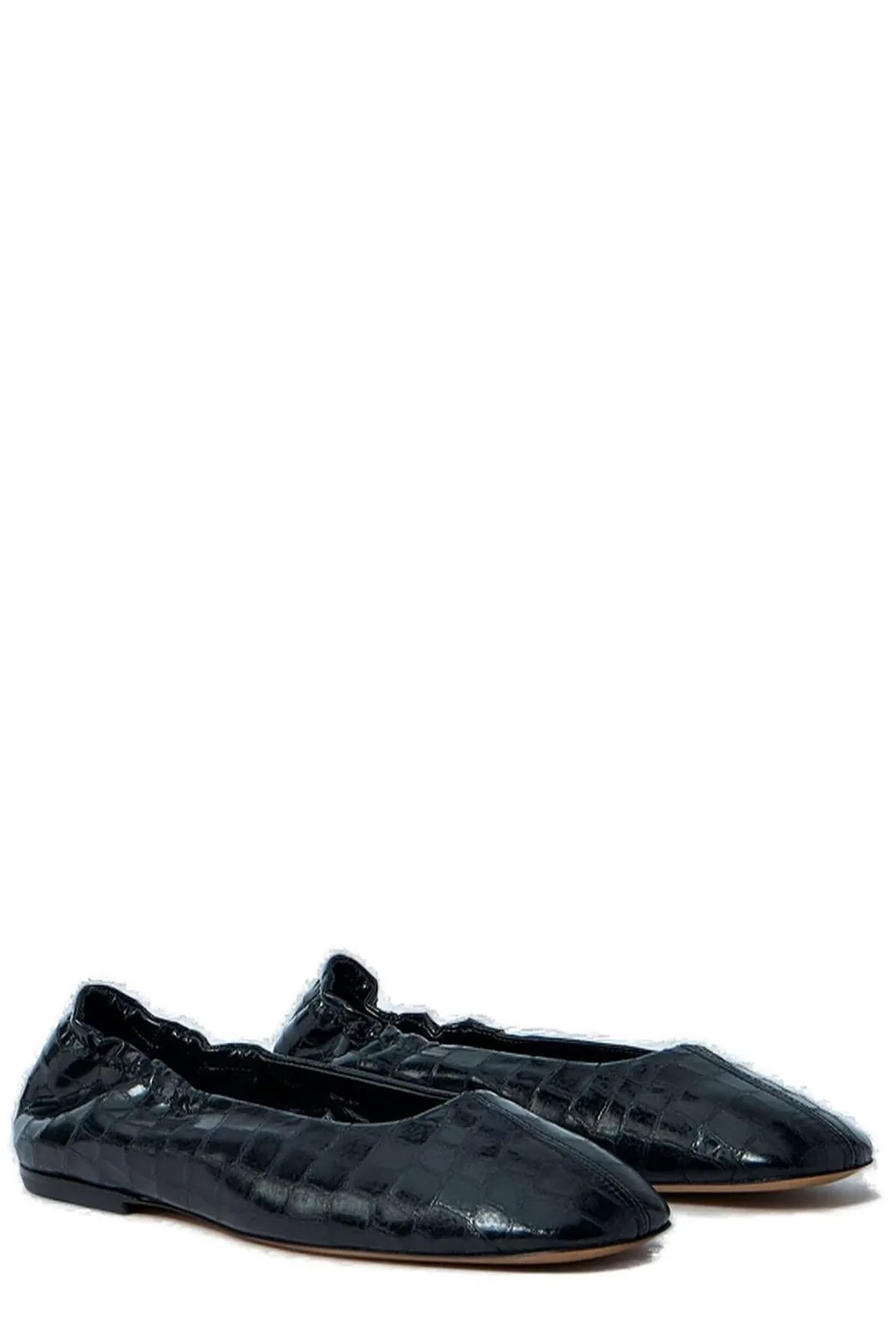 Embossed Ballerina Flats