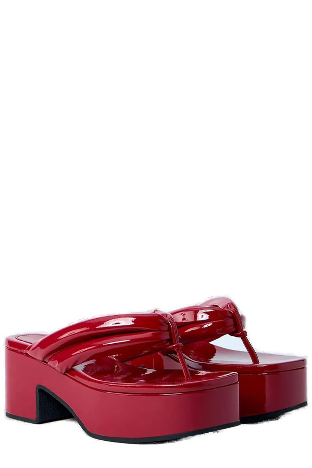 High Shine Heeled Sandals