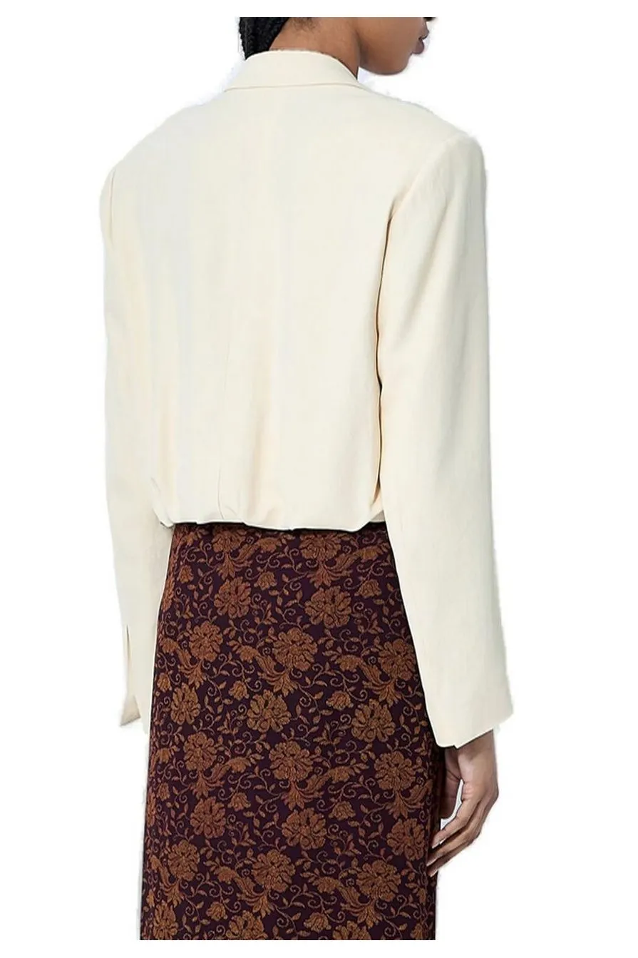 Cropped Tailored Blazer
