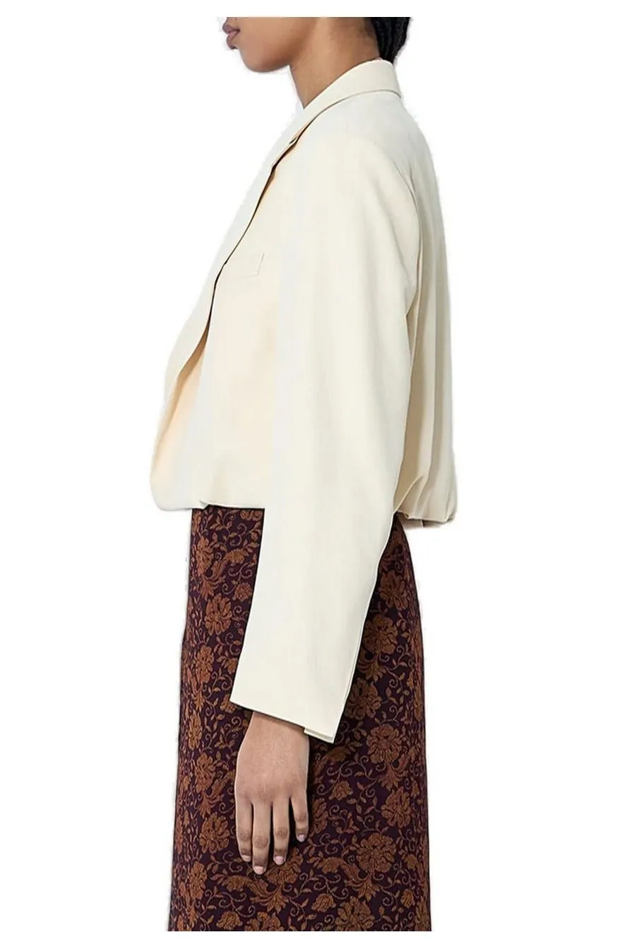 Cropped Tailored Blazer