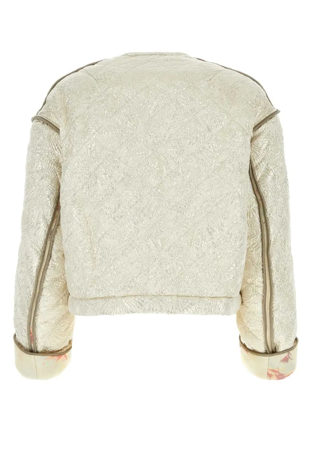 Jacquard Crewneck Jacket