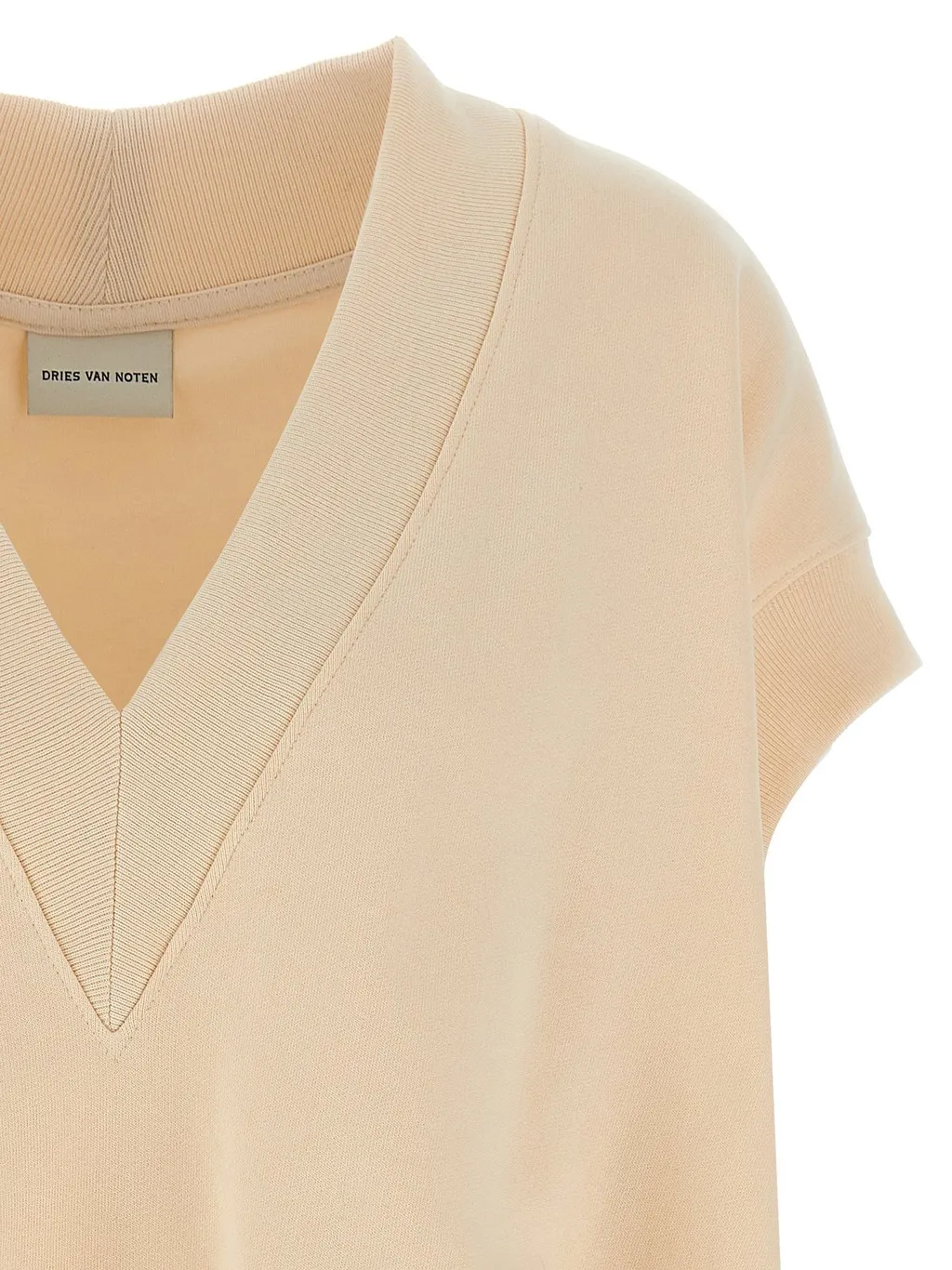 Hann V-Neck Short-Sleeved Sweatshirt