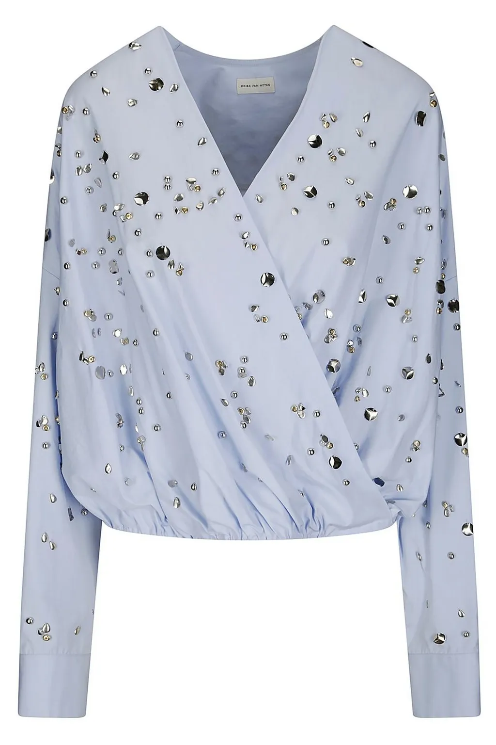 Embellished V-Neck Top