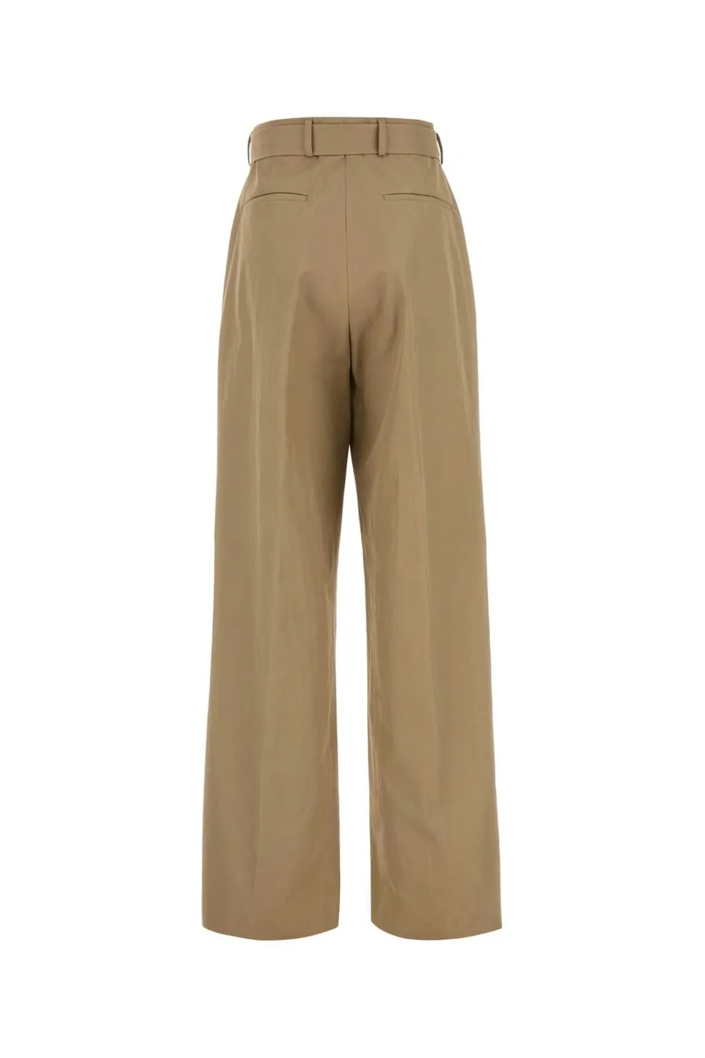 Belted Wide-Leg Trousers