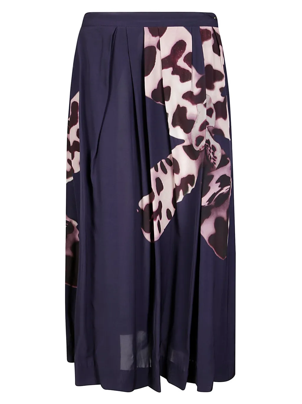 Pleated Midi Skirt