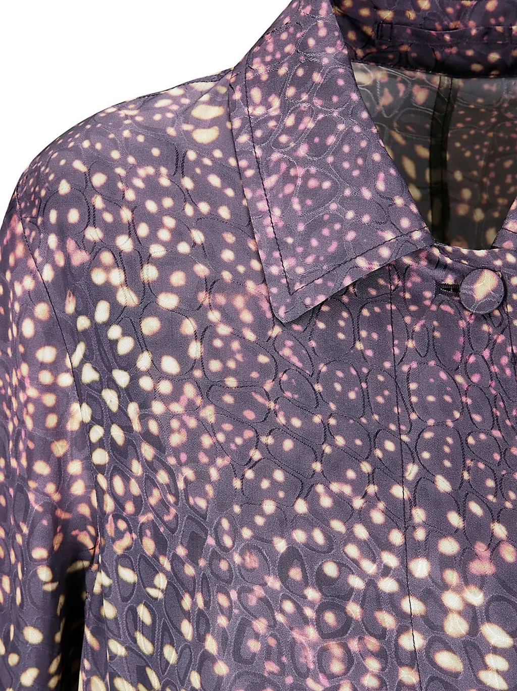Jacquard Ankle-Length Coat