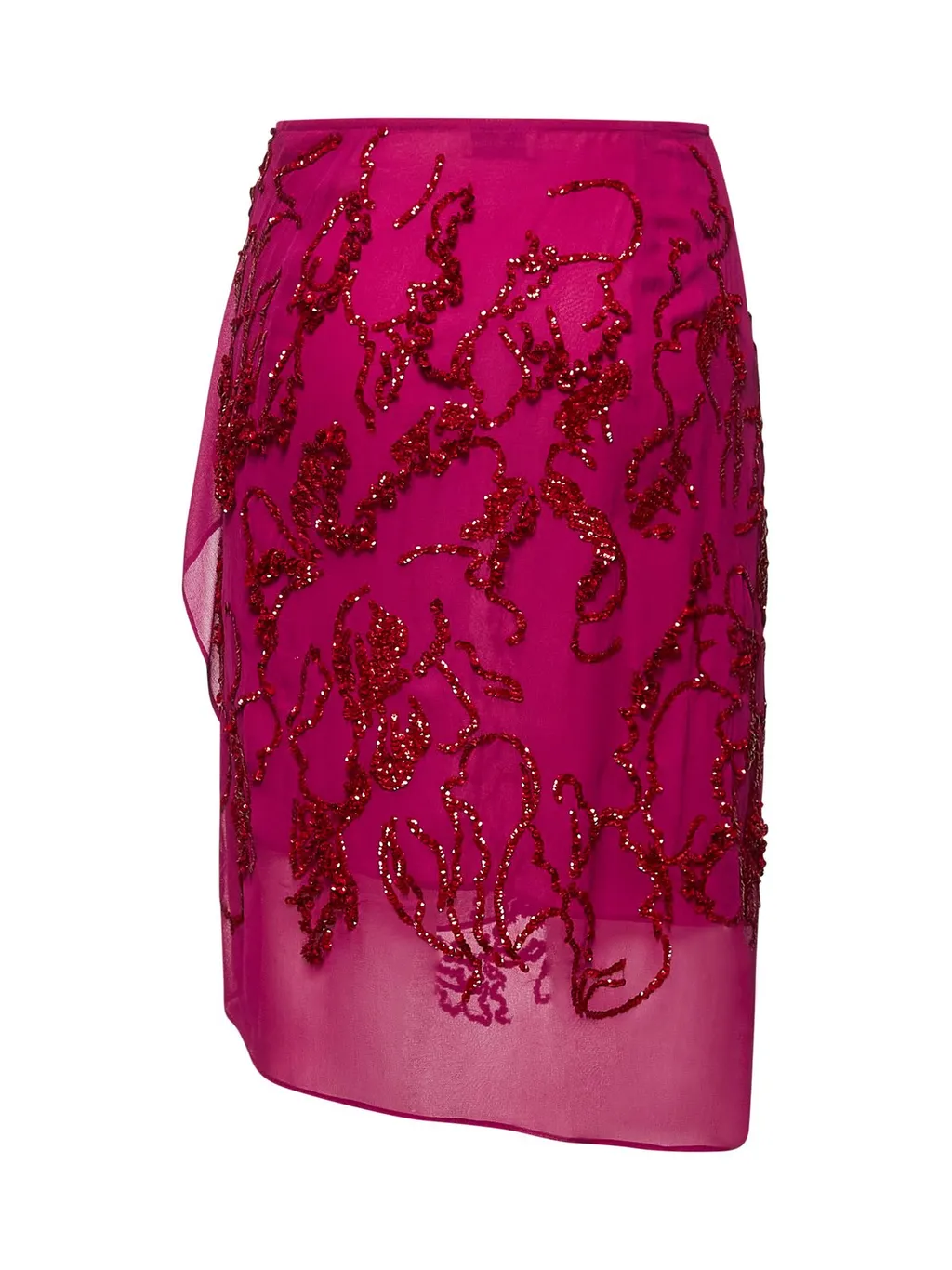 Sequin Embellished Midi Skirt