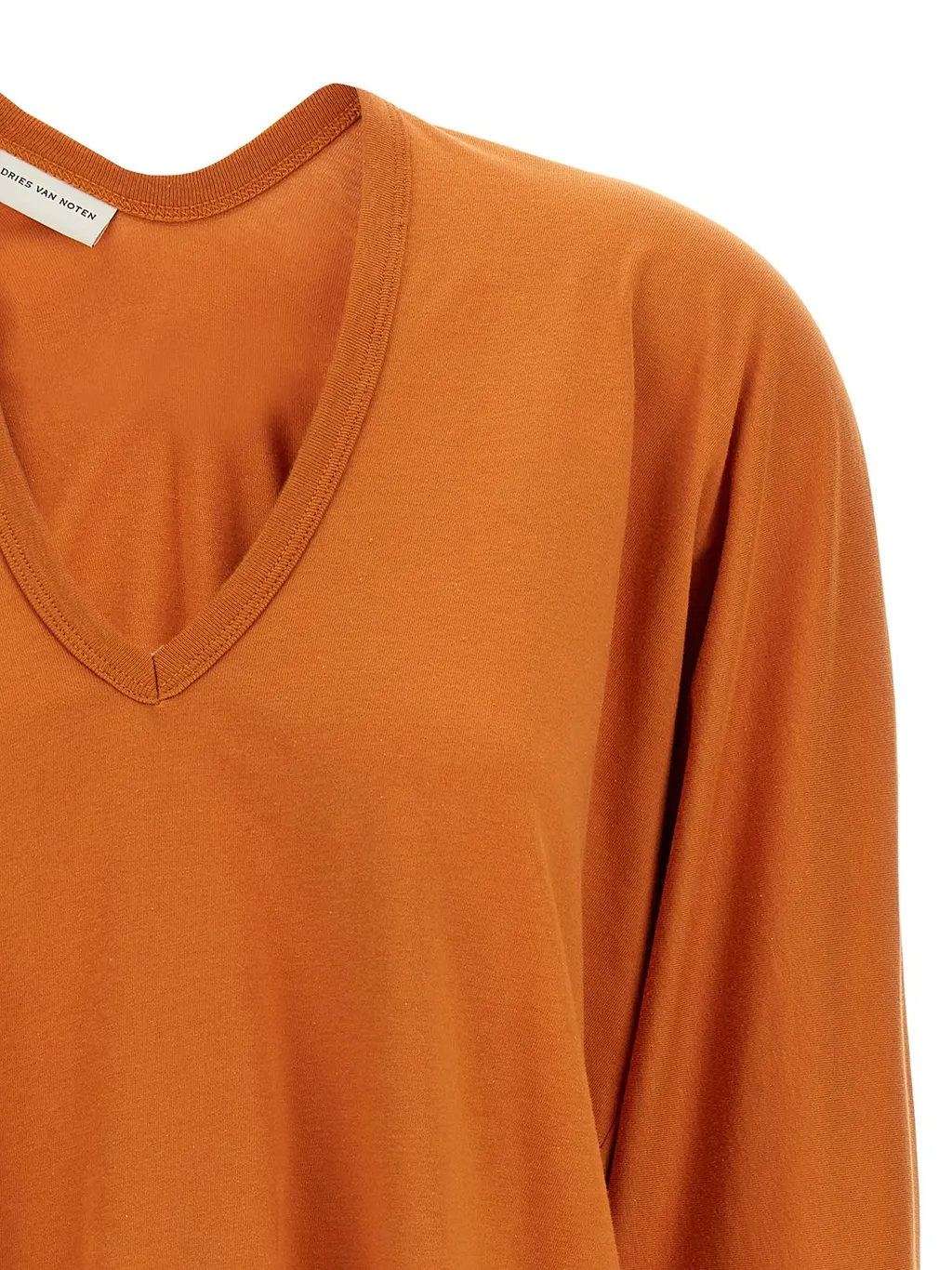 Long-Sleeved V-Neck T-Shirt