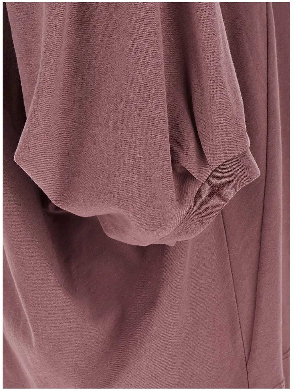 Balloon-Sleeved Crewneck T-Shirt