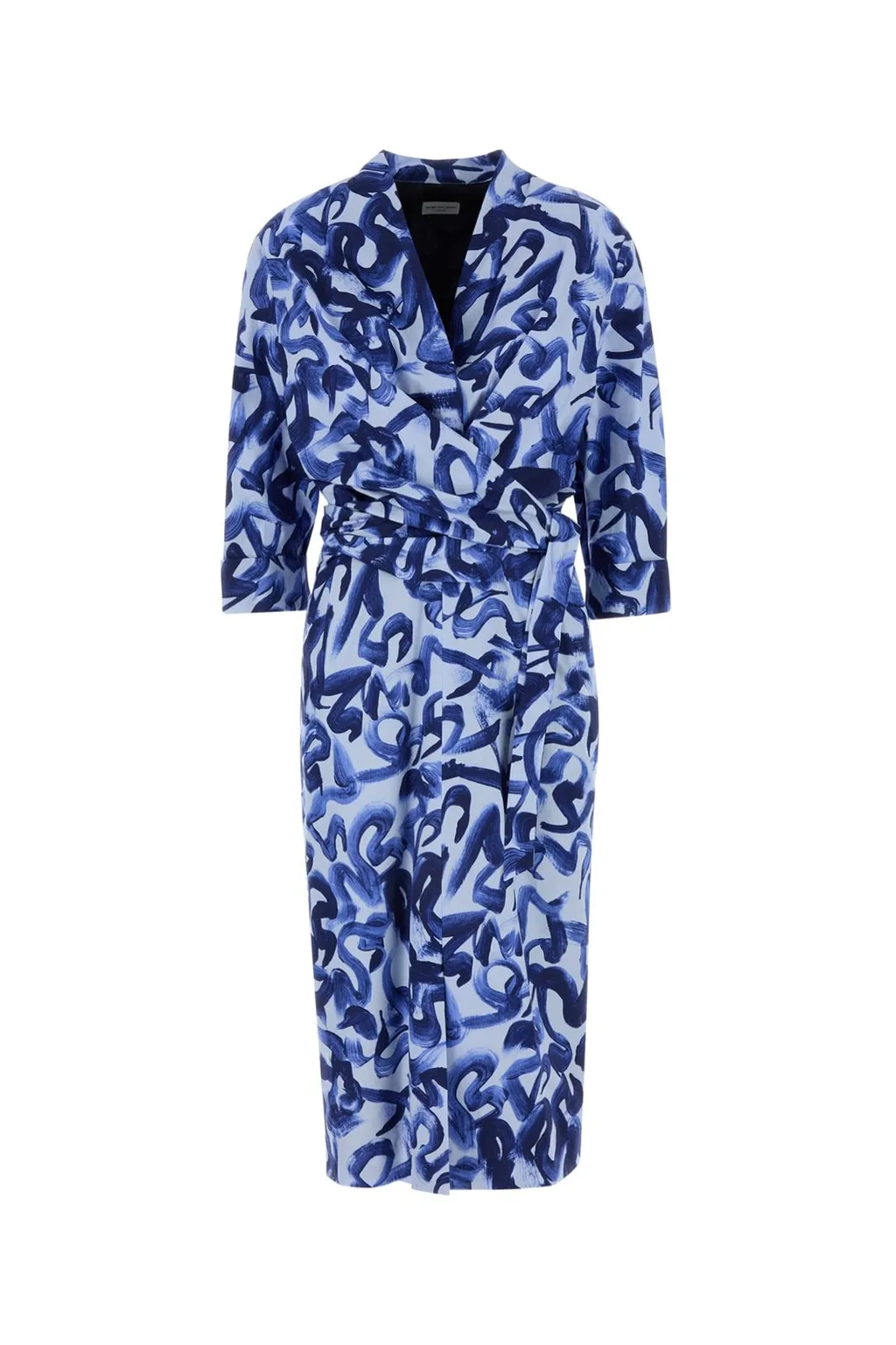 All-Over Printed Midi Dress