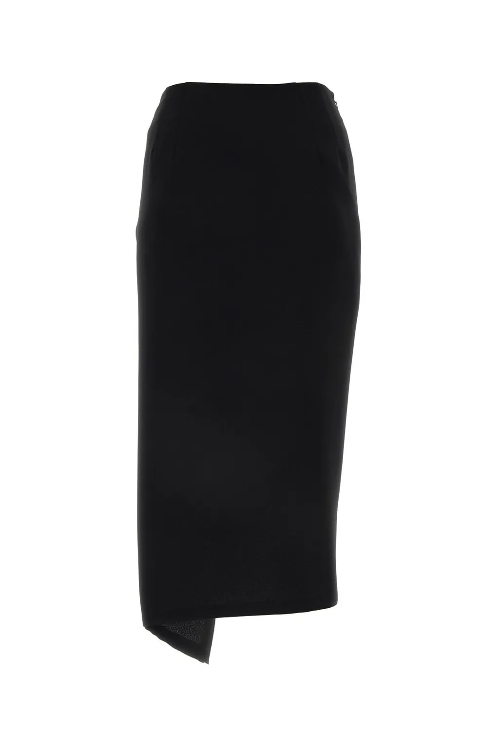 Draped Midi Skirt