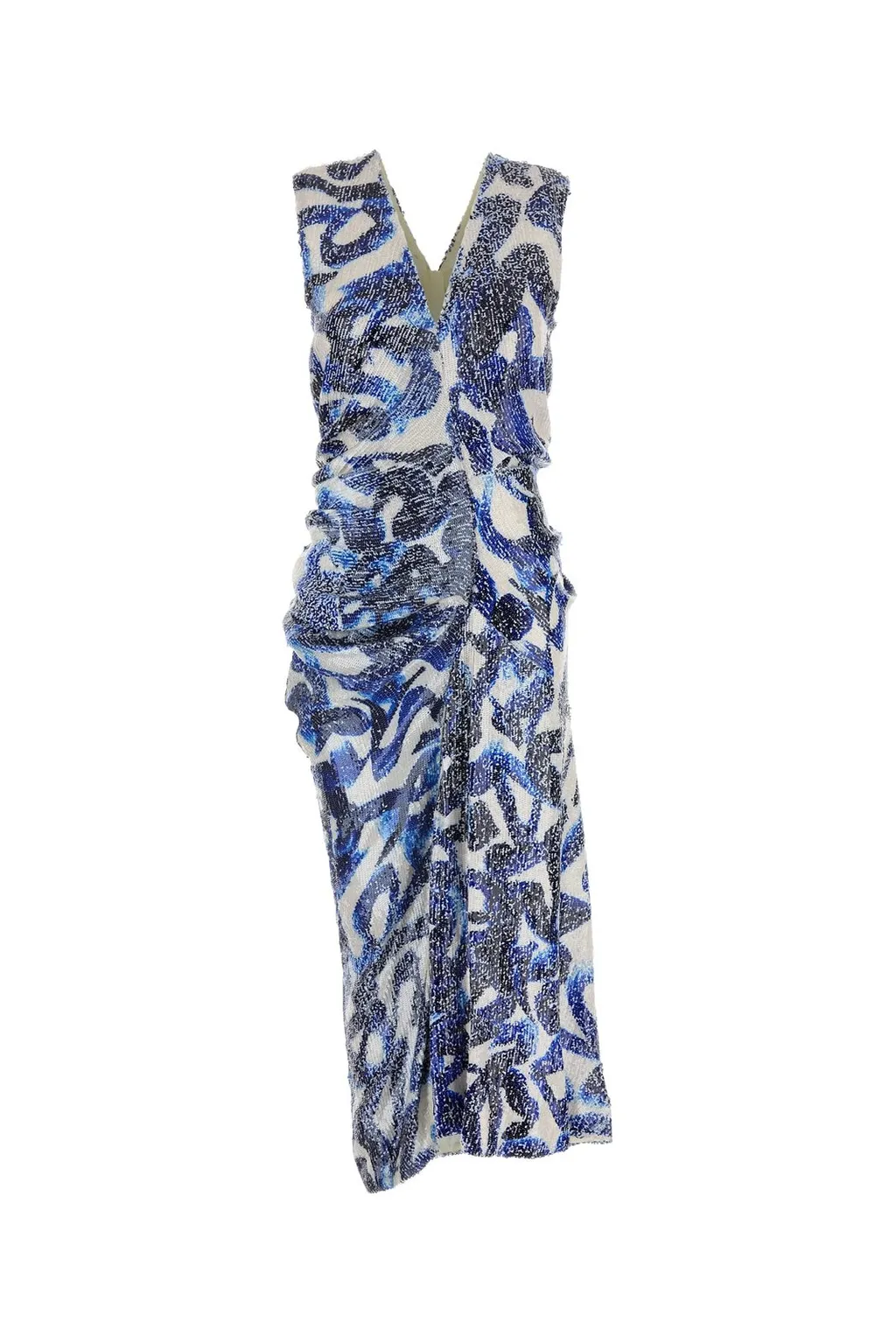 V-Neck Sleeveless Dress