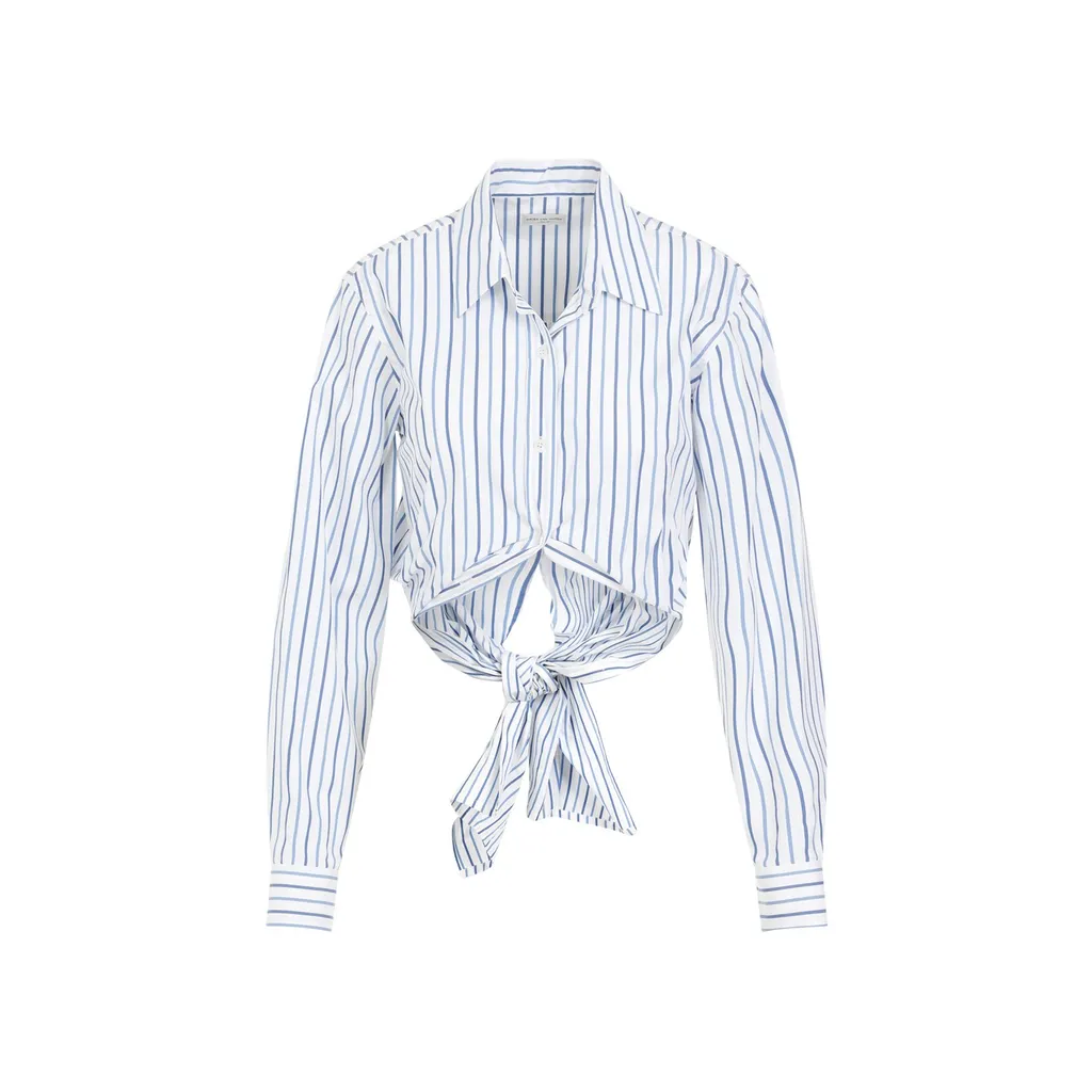 Striped Button-Up Shirt