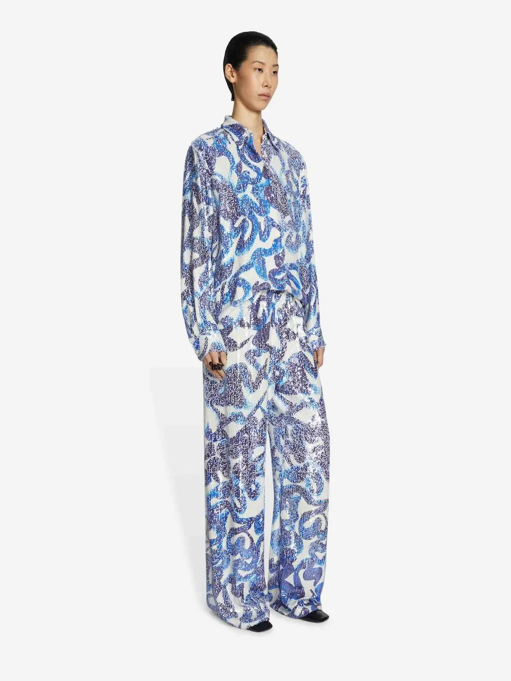 Swirl Sequin Pants
