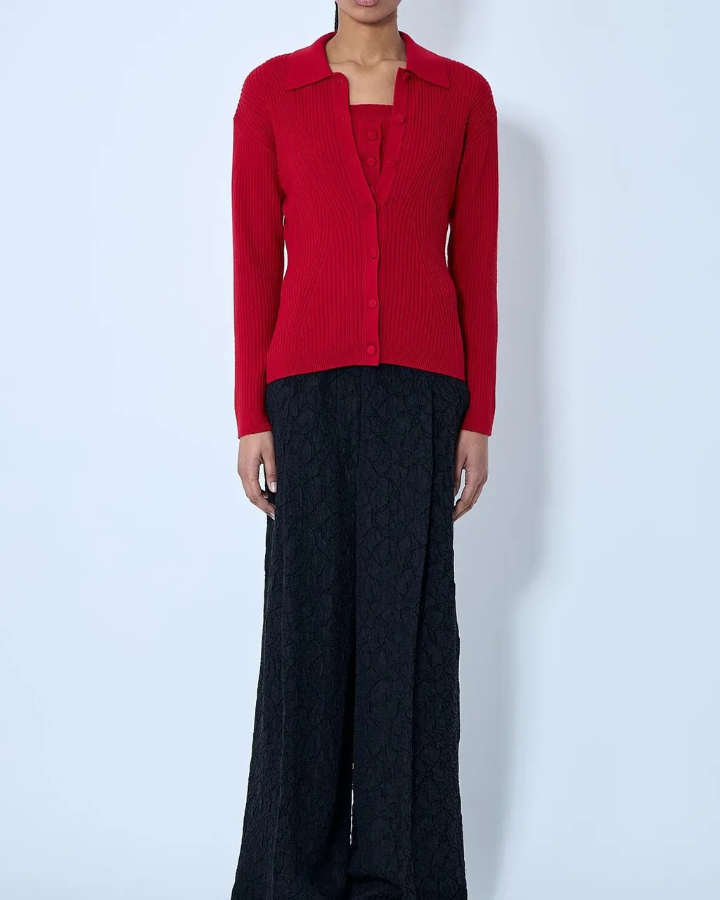 Ribbed Knit Cardigan