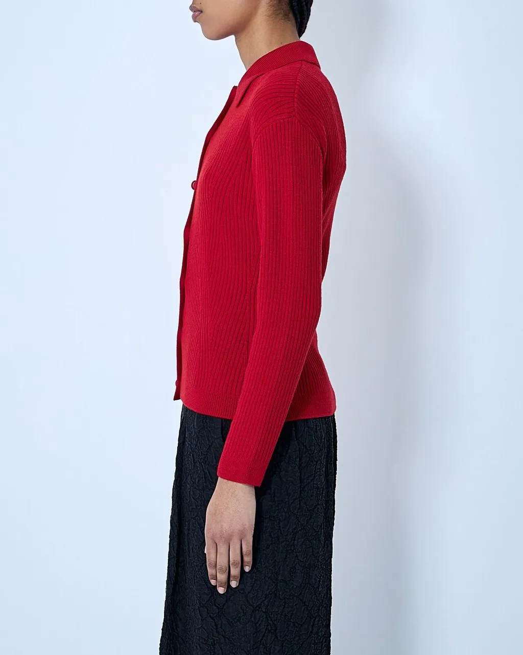 Ribbed Knit Cardigan