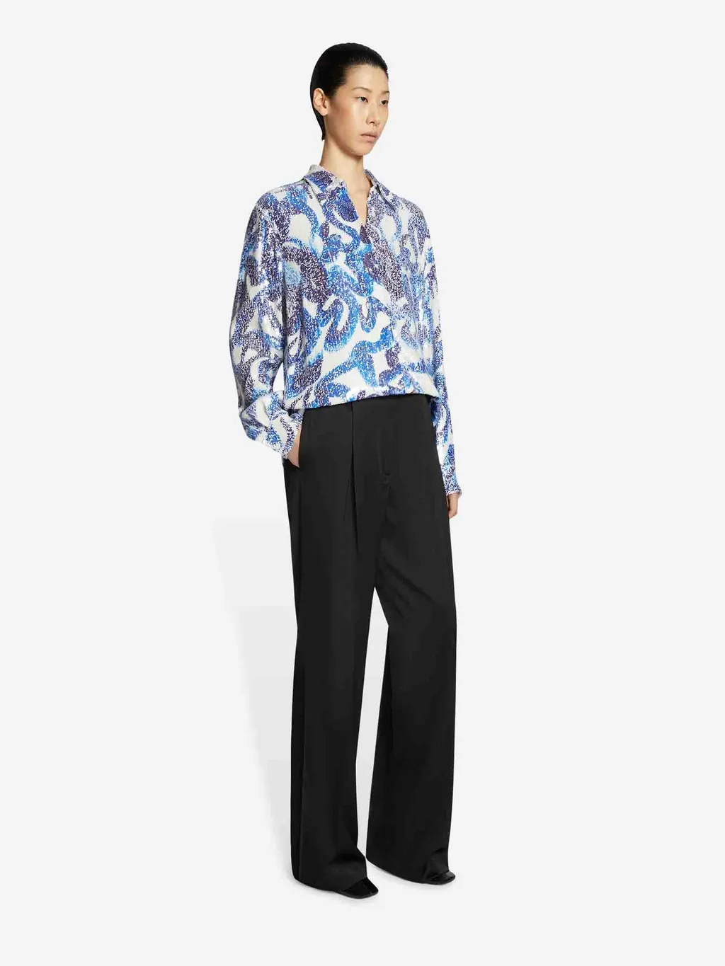 Sequined Pattern Blouse