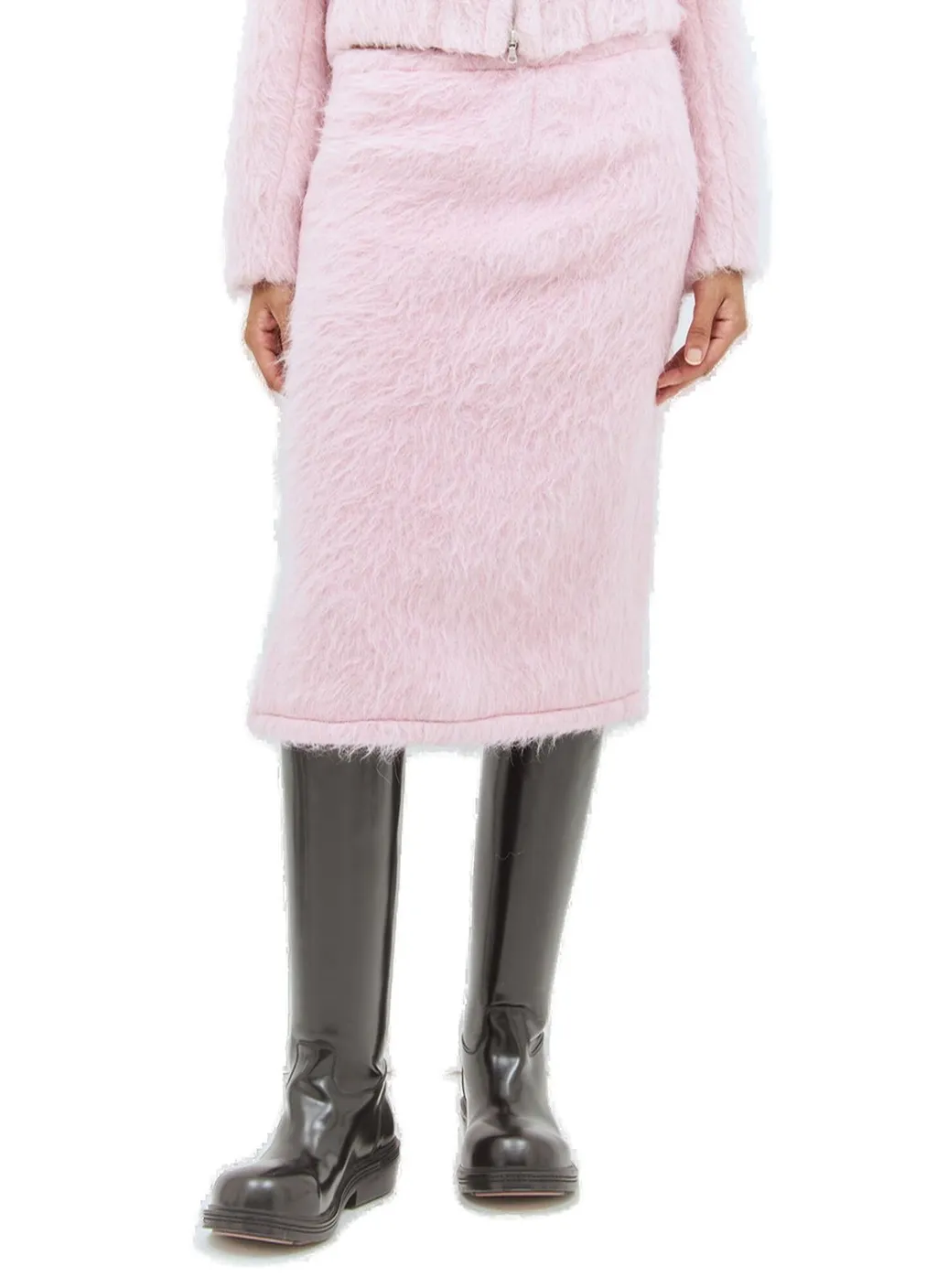 Fluffy Midi Skirt