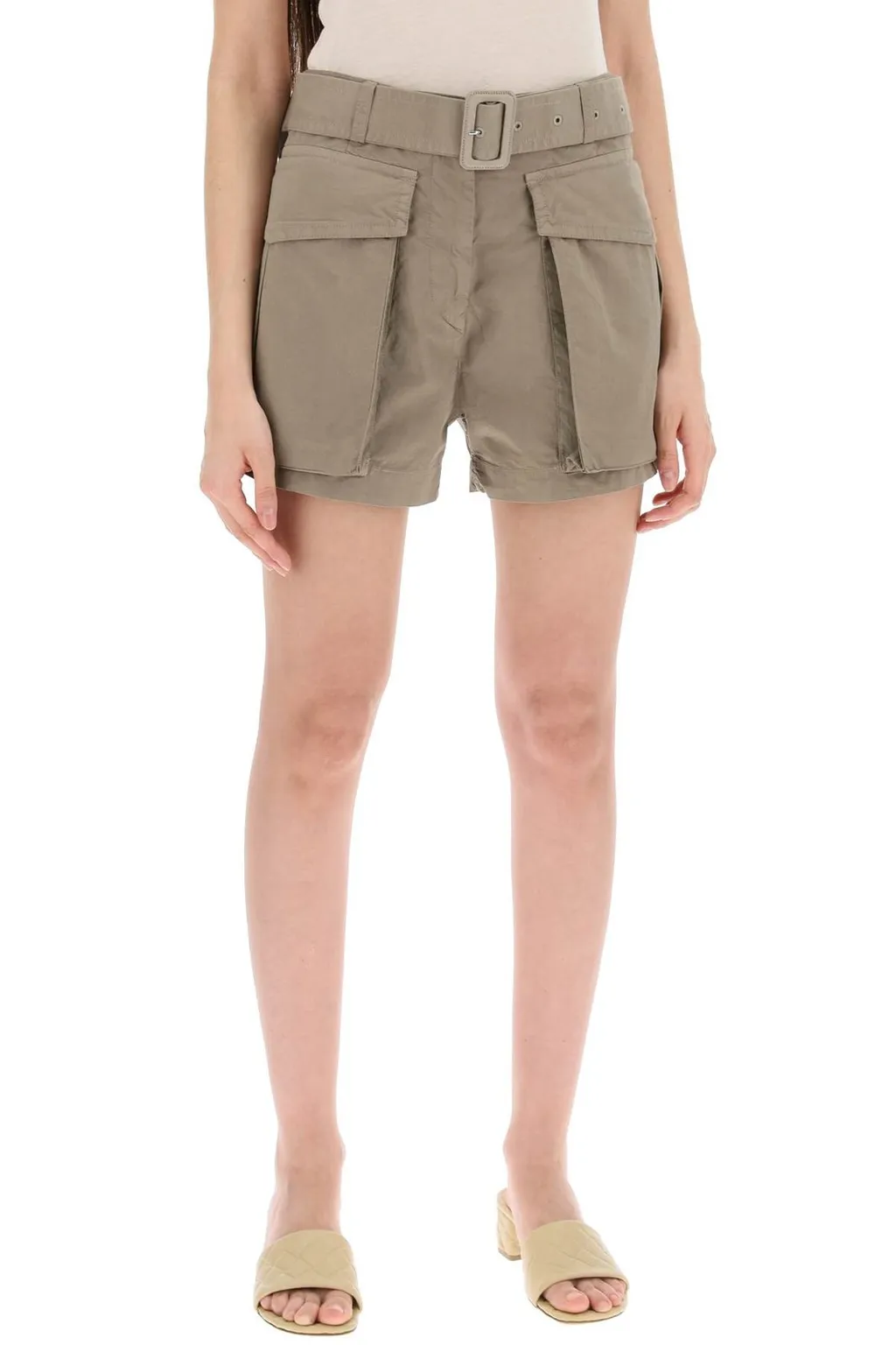Belted Cargo Shorts