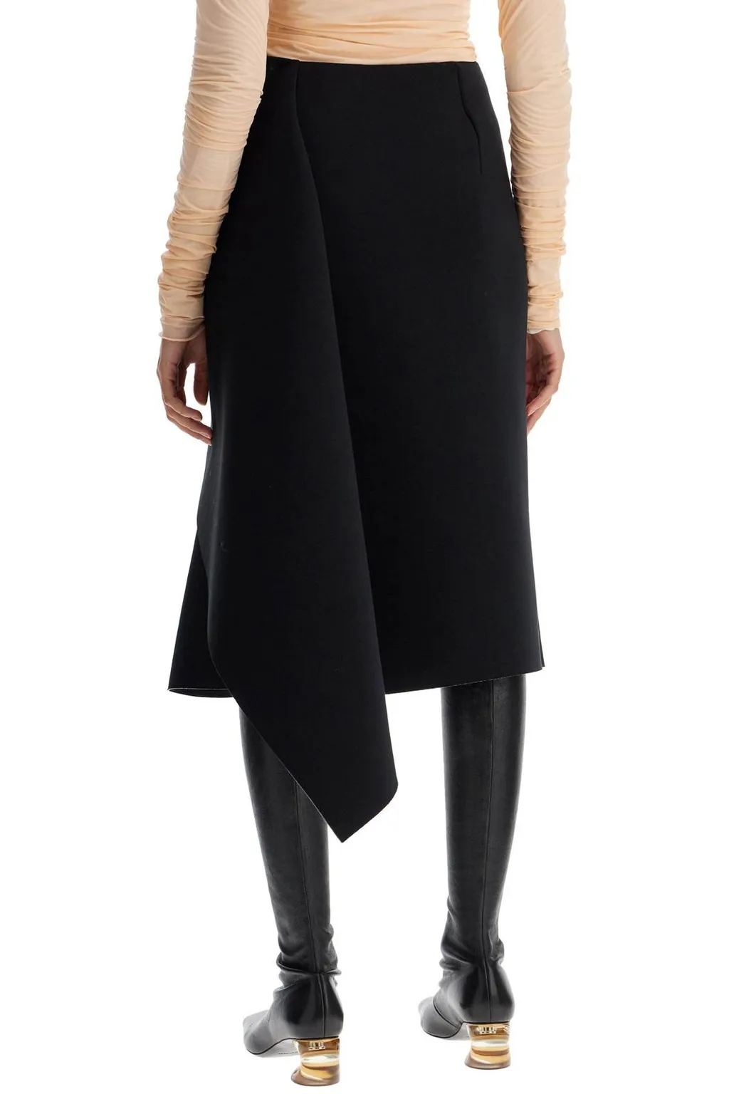 Hurve Asymmetric Midi Skirt