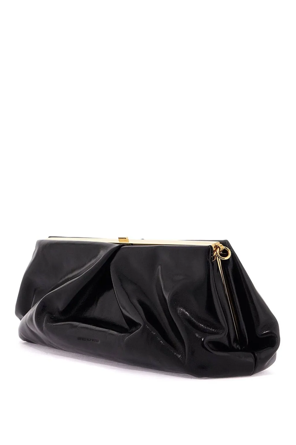 Logo Embossed Large Clutch Bag