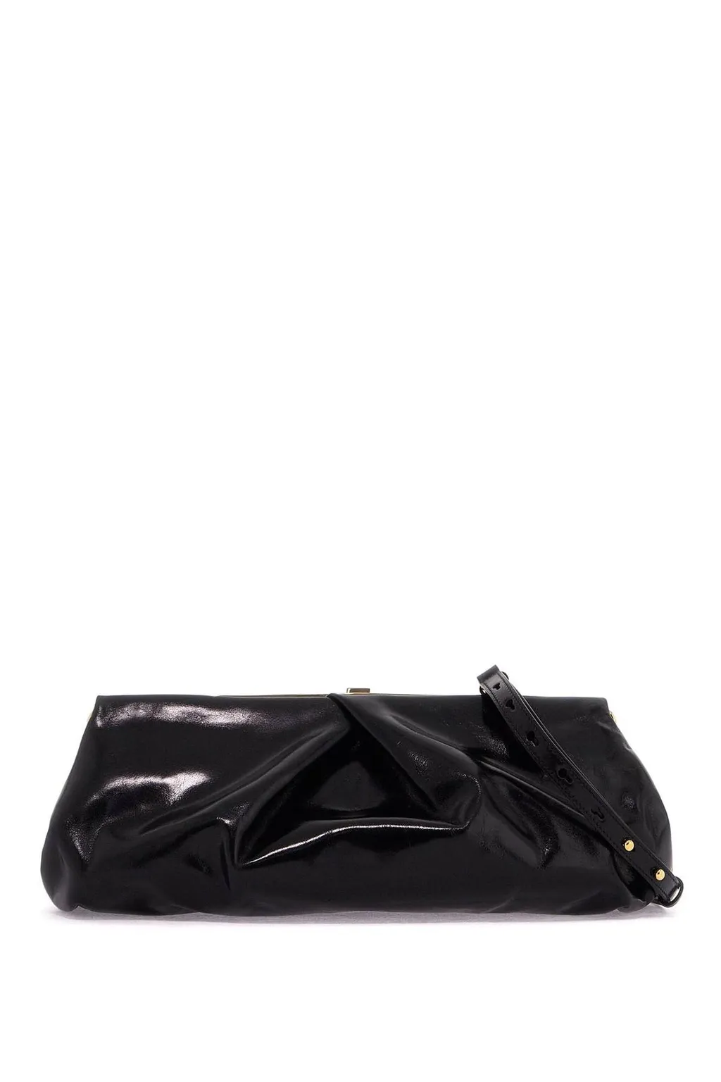 Logo Embossed Large Clutch Bag