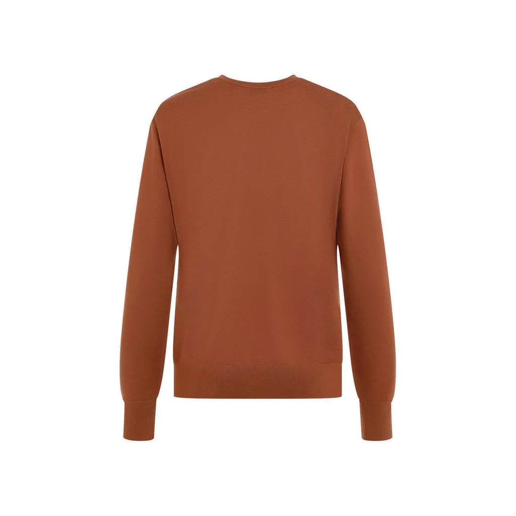 V-Neck Knitted Jumper