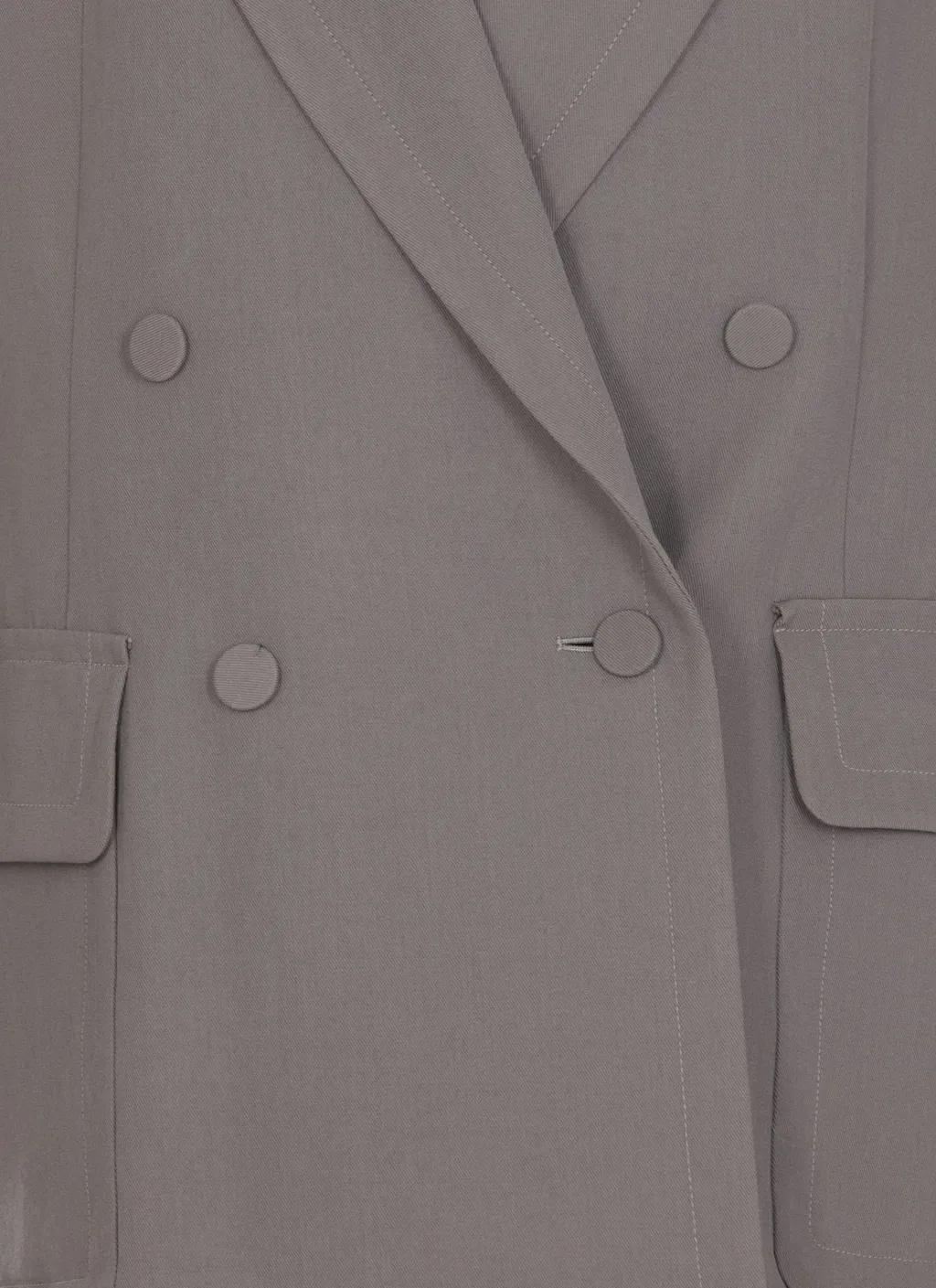 Double-Breasted Belted Blazer