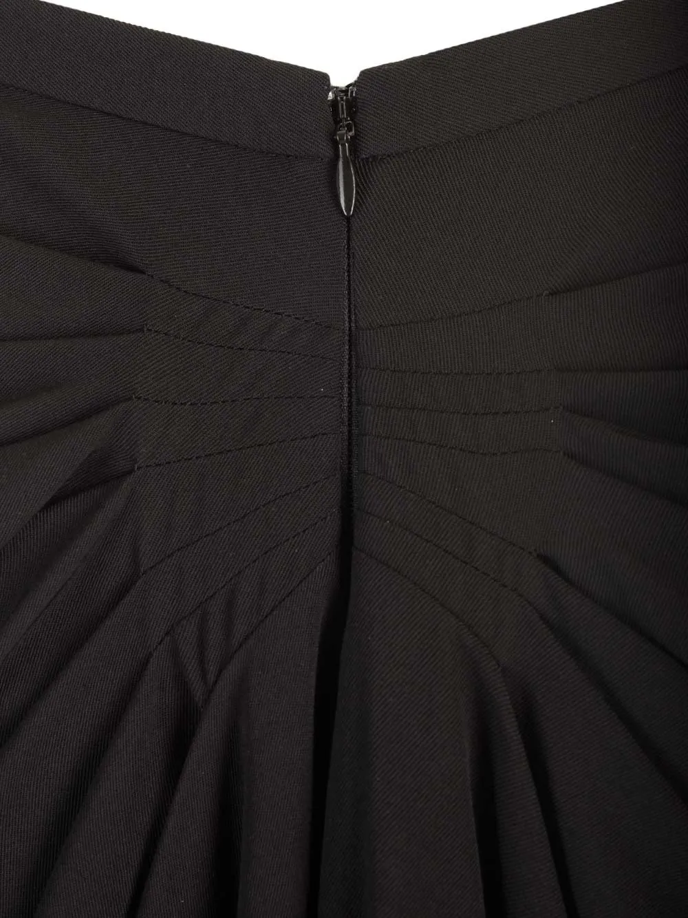 Ruched Detailed Midi Skirt