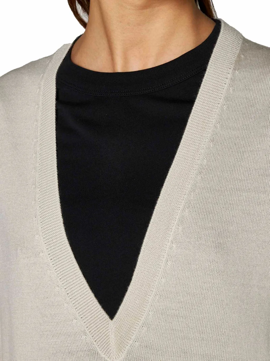 V-Neck Knitted Sweater