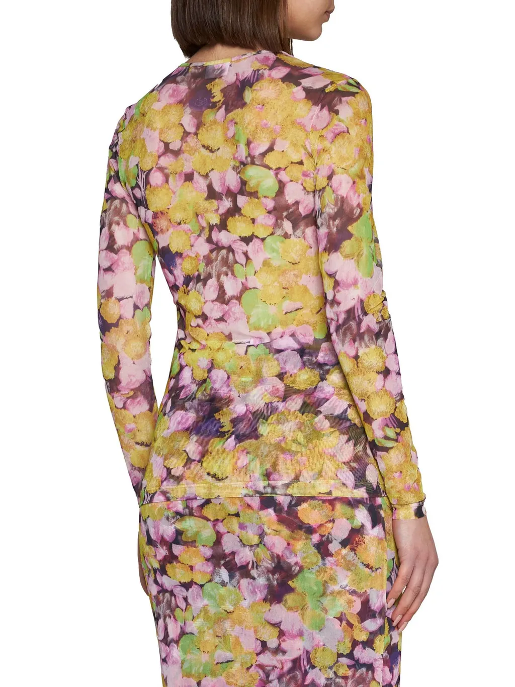 Floral Printed Sheer Top