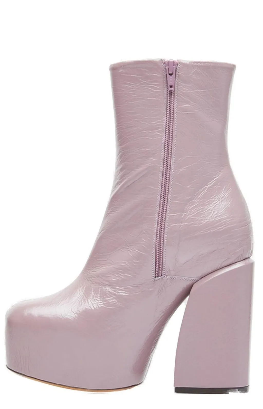 Zippedd Platform Boots