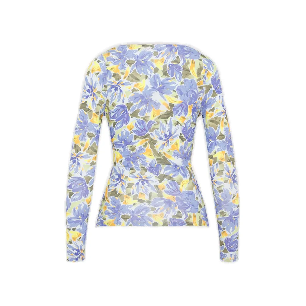 Floral Print V-Neck Top