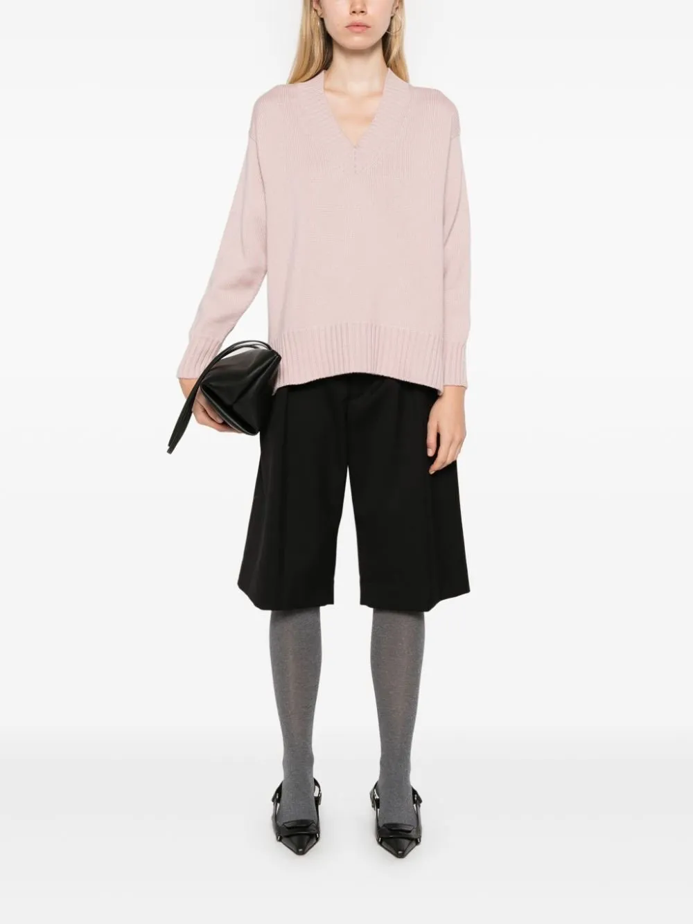 Oversized V-Neck Sweater