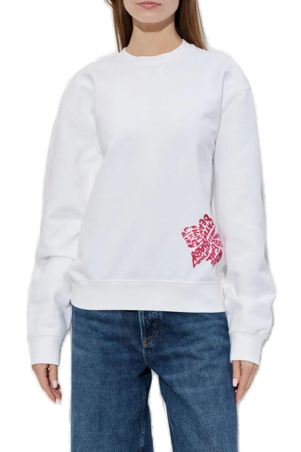 Hibiscus Just Right Fit Crewneck Sweatshirt