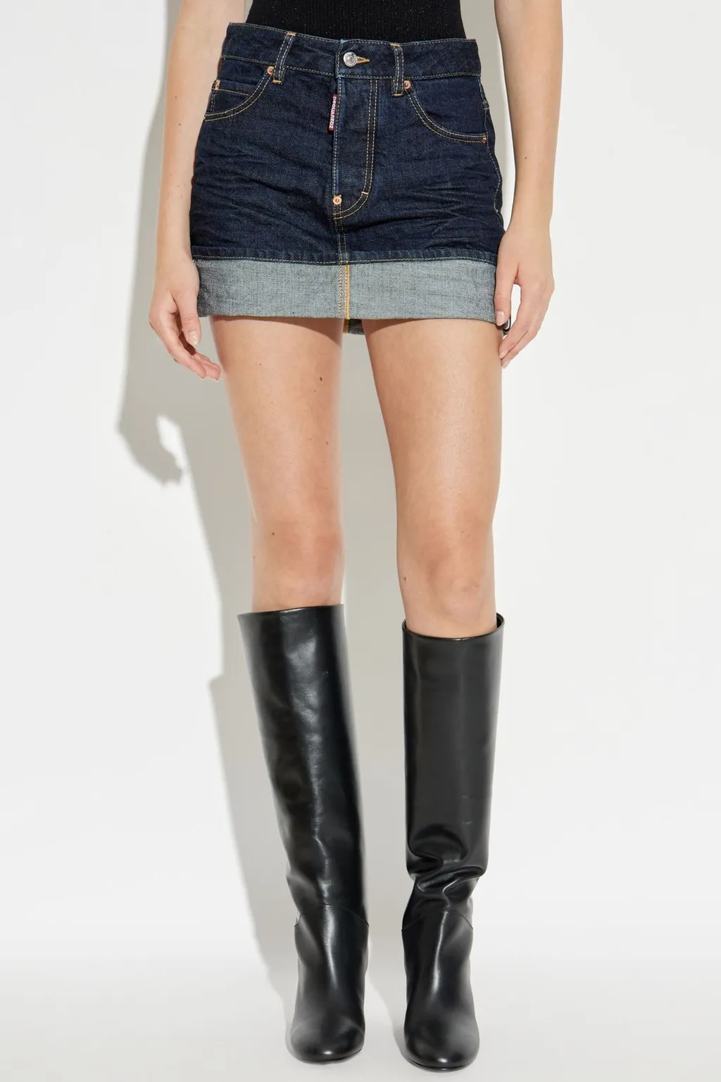 Denim Mini Skirt